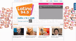 Desktop Screenshot of latina945.com.ar